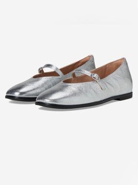 NORDSTROM  MARY JONES NATURALIZER  SHOES SILVER COLOR SIZE 7.5 NEW